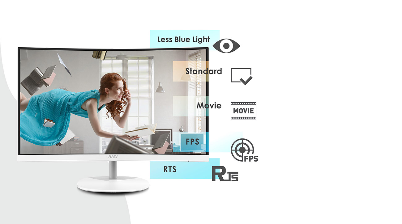 MSI PRO MP271CAW Curved Computer Monitor